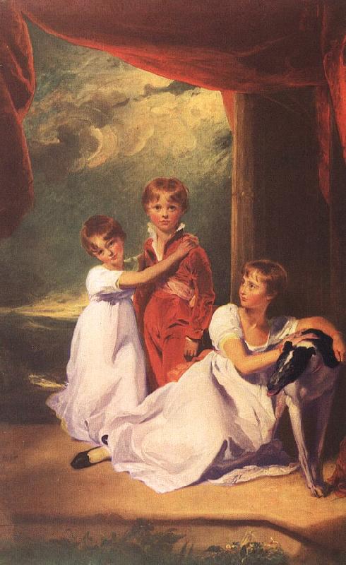 Sir Thomas Lawrence The Fluyder Children oil painting picture